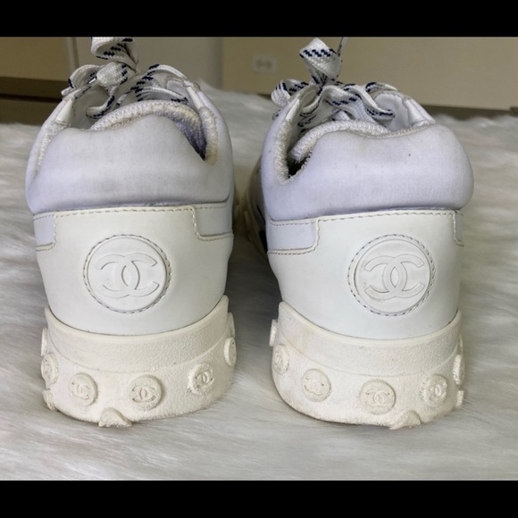 Authentic Chanel leather trainers size 39 - Picture 7 of 15